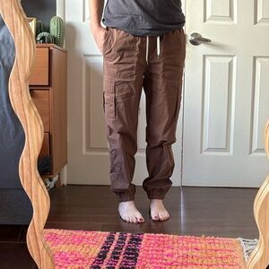 Vuori Women’s Brown Nylon Jogger Cargo Pants
